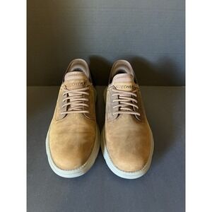 Sketchers Men's Slip-Ins Hands Free Shoes Size 8.5 Brn Leather  Casual Walking